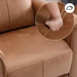 Faylen Recliner Sofa Brown (13)