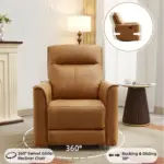 Faylen Recliner Sofa Brown (2)
