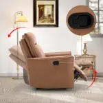 Faylen Recliner Sofa Brown (4)