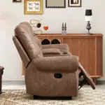 Healyon Recliner Sofa Brown (10)