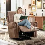 Healyon Recliner Sofa Brown (14)
