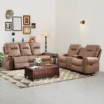 Healyon Recliner Sofa Brown (17)