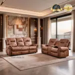 Healyon Recliner Sofa Brown