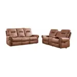 Healyon Recliner Sofa Brown