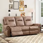 Healyon Recliner Sofa Brown (6)