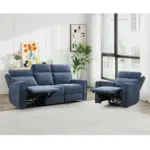 Hervin Recliner Blue (5)