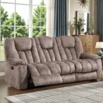 Iveron Recliner Sofa Brown (19)