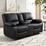 Kingsley Recliner Sofa Black (1)