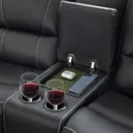 Kingsley Recliner Sofa Black (14)