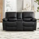 Kingsley Recliner Sofa Black (6)