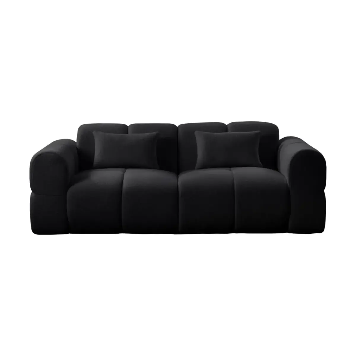Loopara Sofa 3S Blk (1)