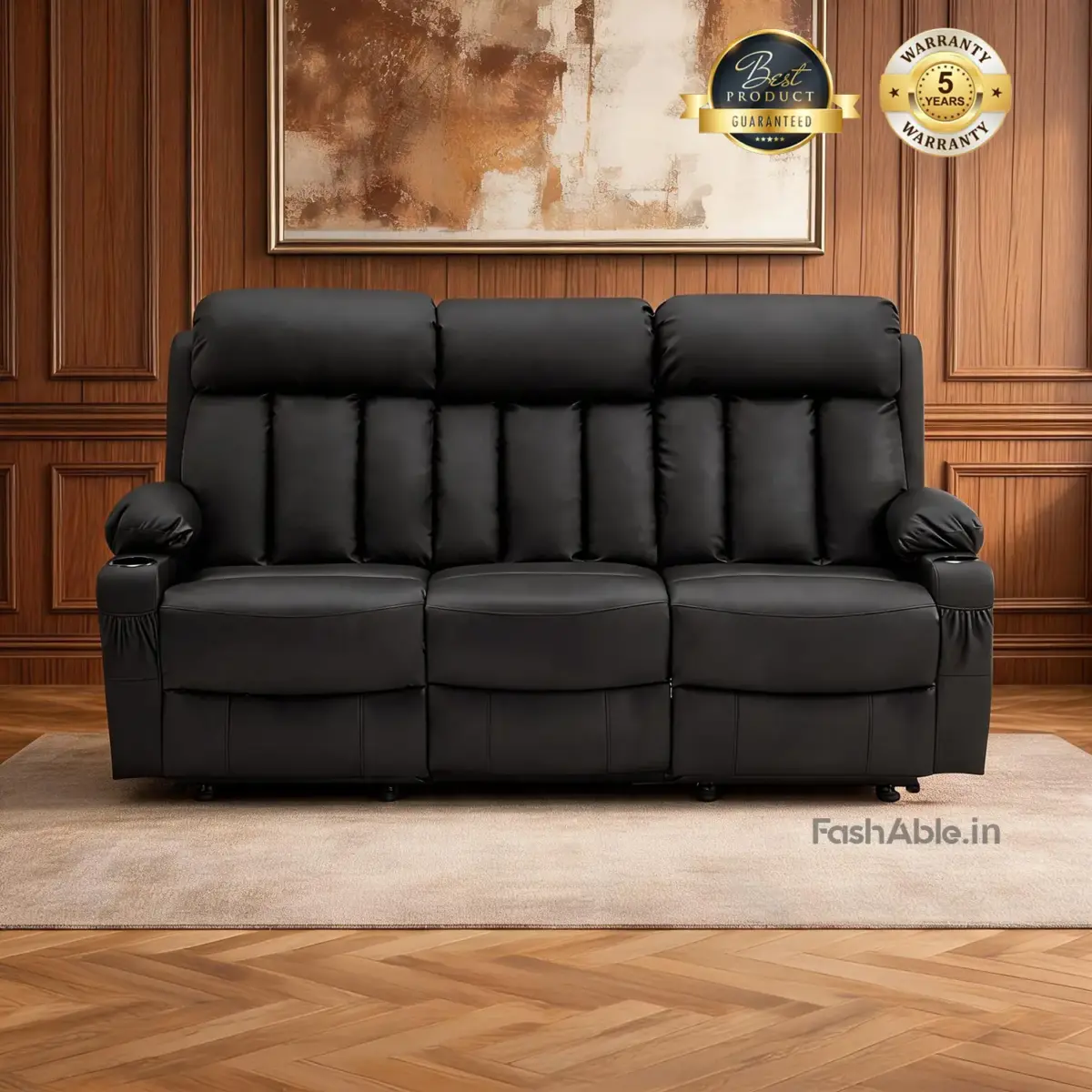 Melfar Recliner Sofa Black