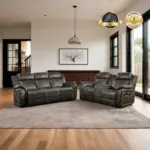NestLoop Recliner Sofa Grey