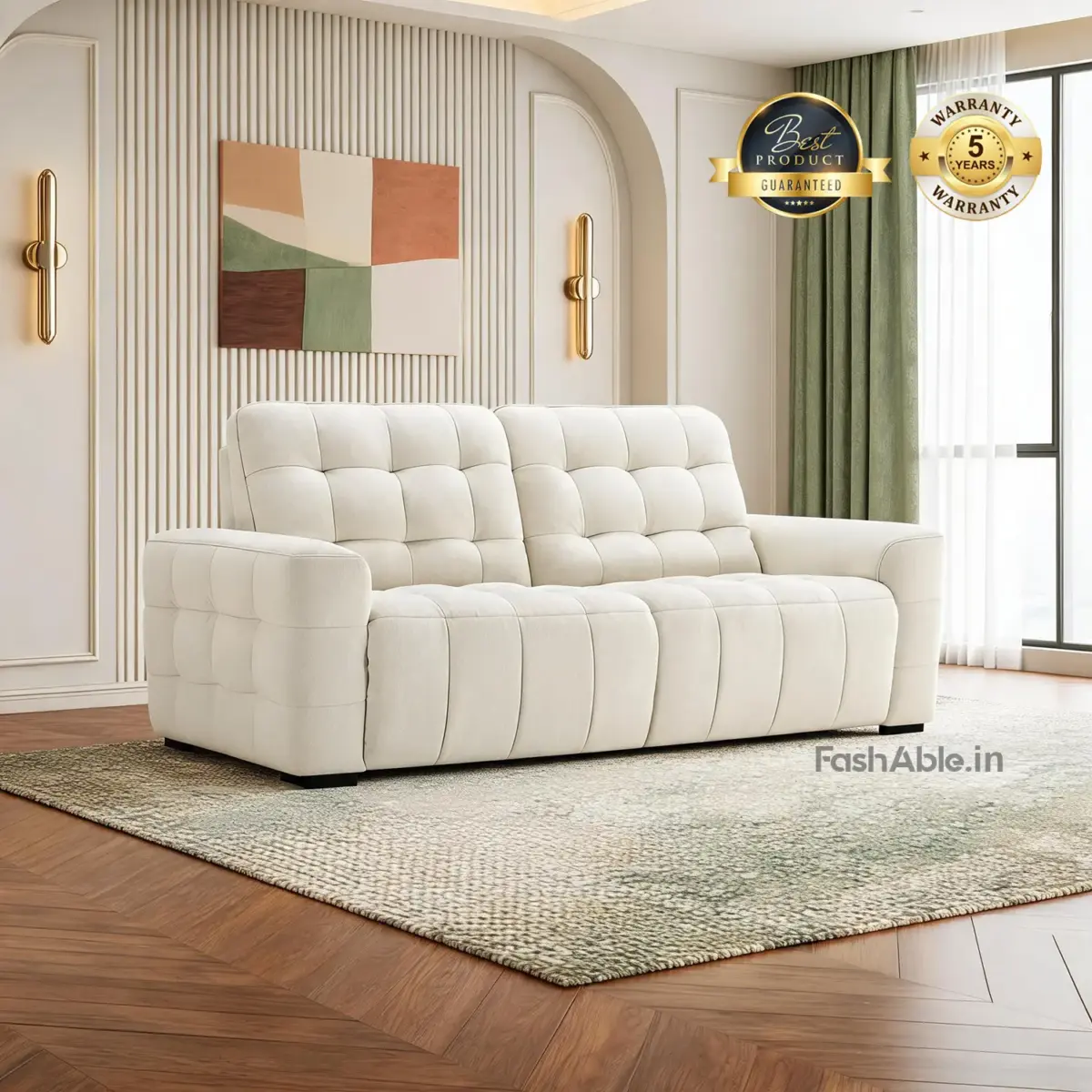 Nolven Sofa Beige 3S