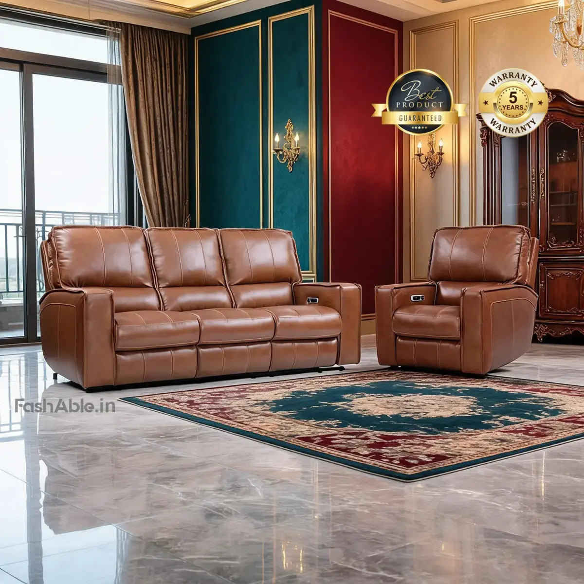 Norel Recliner Sofa Motorized (1)