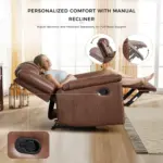 Pelsor Recliner Sofa Brown (12)