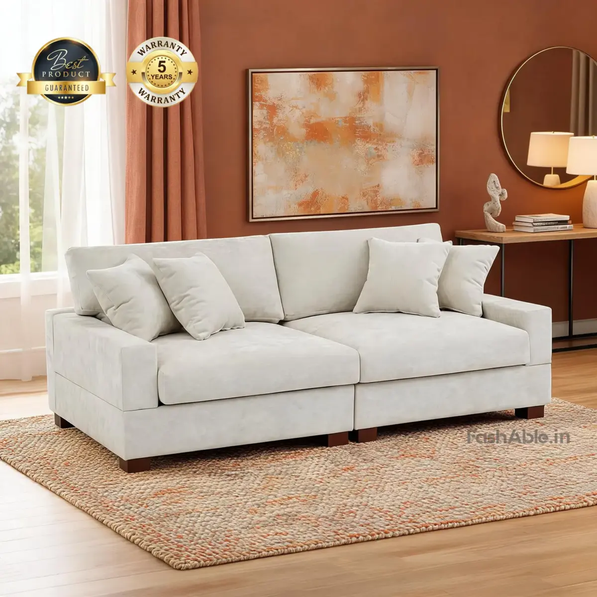 Prisma Sofa White