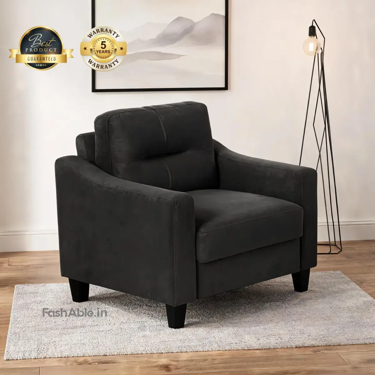 Pryden Sofa Black (1)
