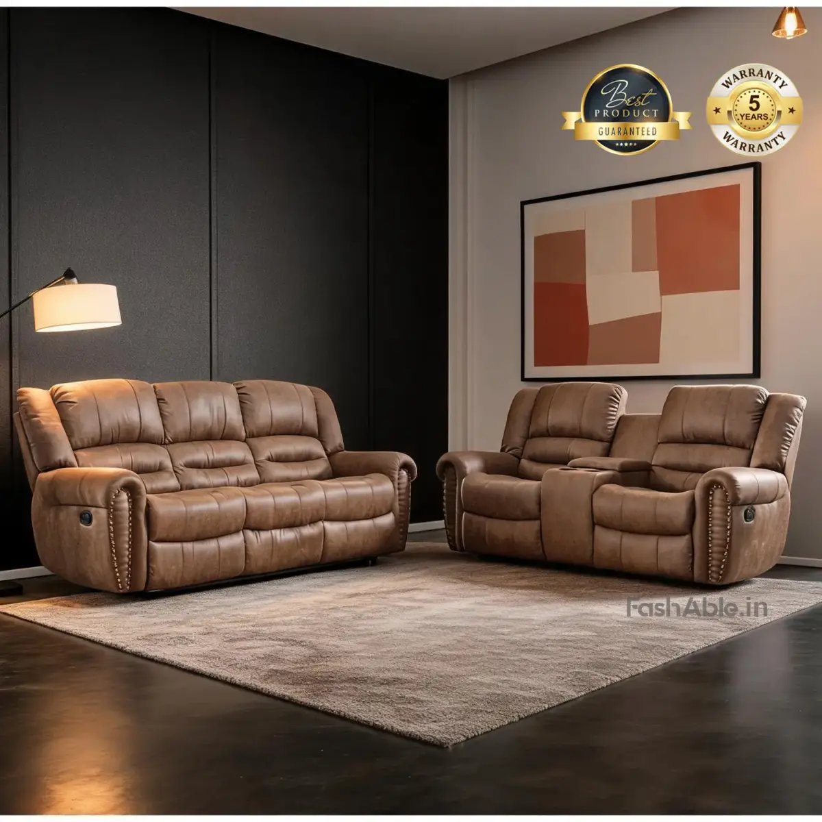 Relexa Recliner Manual Brown