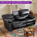 Roltin Recliner Sofa Black (2)