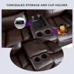 Roltin Recliner Sofa DBrown (1)