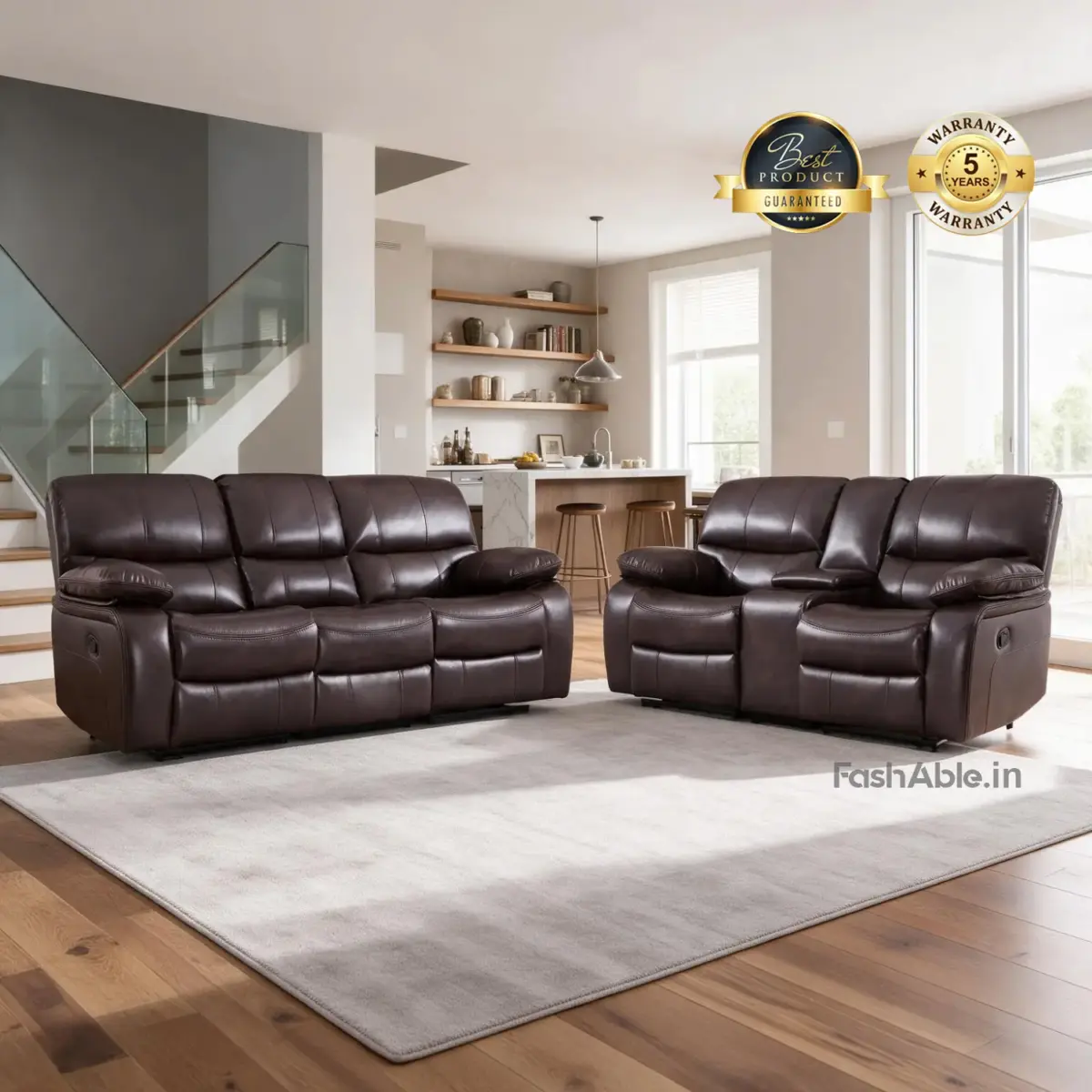 Roltin Recliner Sofa DBrown