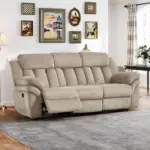 Selvar Recliner Sofa Beige (12)