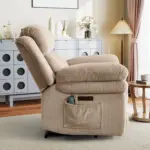 Selvar Recliner Sofa Beige (15)