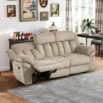 Selvar Recliner Sofa Beige (7)