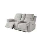 Sofina Recliner Sofa LGrey (1)