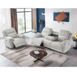 Sofina Recliner Sofa LGrey (3)