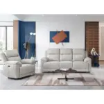 Sofina Recliner Sofa LGrey (5)