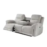 Sofina Recliner Sofa LGrey (6)