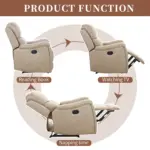 Solrest Recliner Sofa Beige (2)