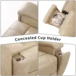 Solrest Recliner Sofa Beige (5)