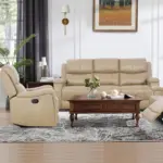 Solrest Recliner Sofa Beige (7)