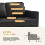 Talmio Sofa Black (2)