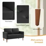Talmio Sofa Black (3)