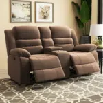 Tervan Recliner Sofa Brown (5)