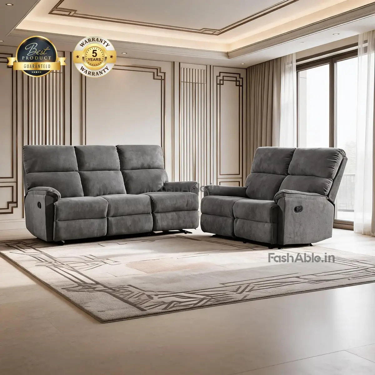 Tilden Recliner Dark Grey