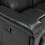 Unwella Recliner Sofa Black (3)