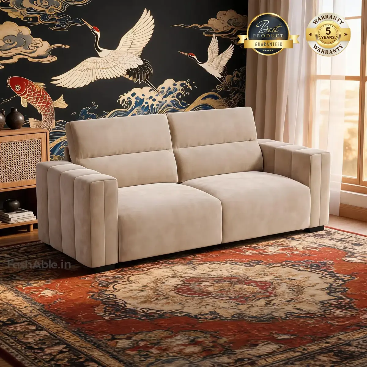Velnia Sofa Beige