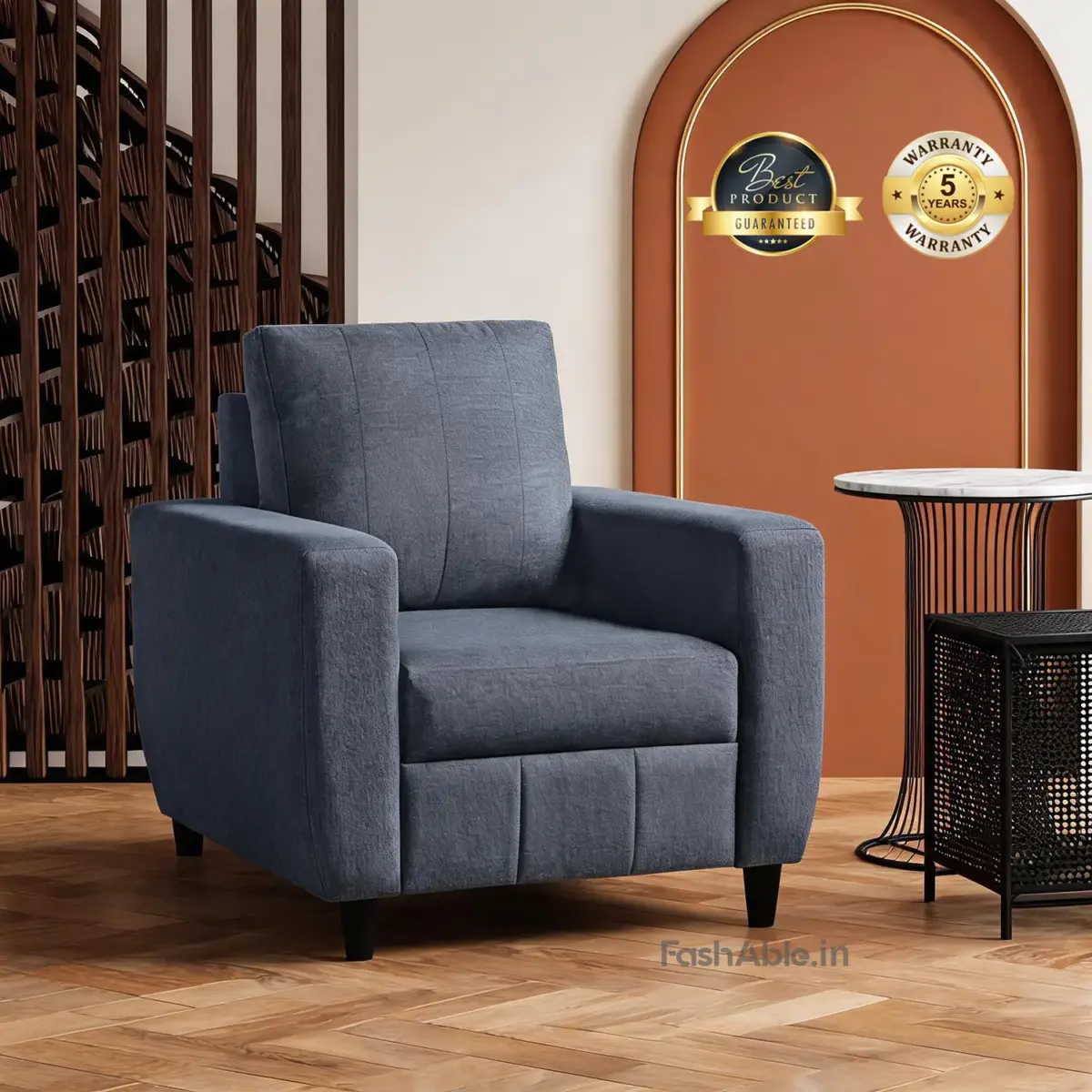 Velto Sofa 1S Blue (1)