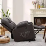 Velzon Recliner Sofa Brown (5)