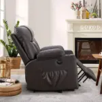 Velzon Recliner Sofa Brown (6)
