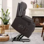 Velzon Recliner Sofa Brown (7)