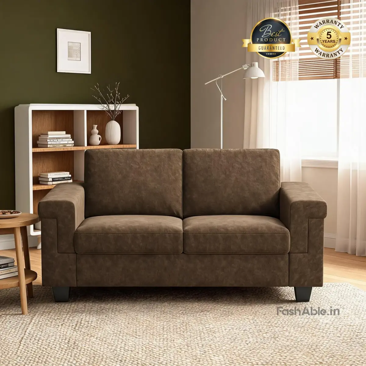 Waliro Sofa Brown (1)