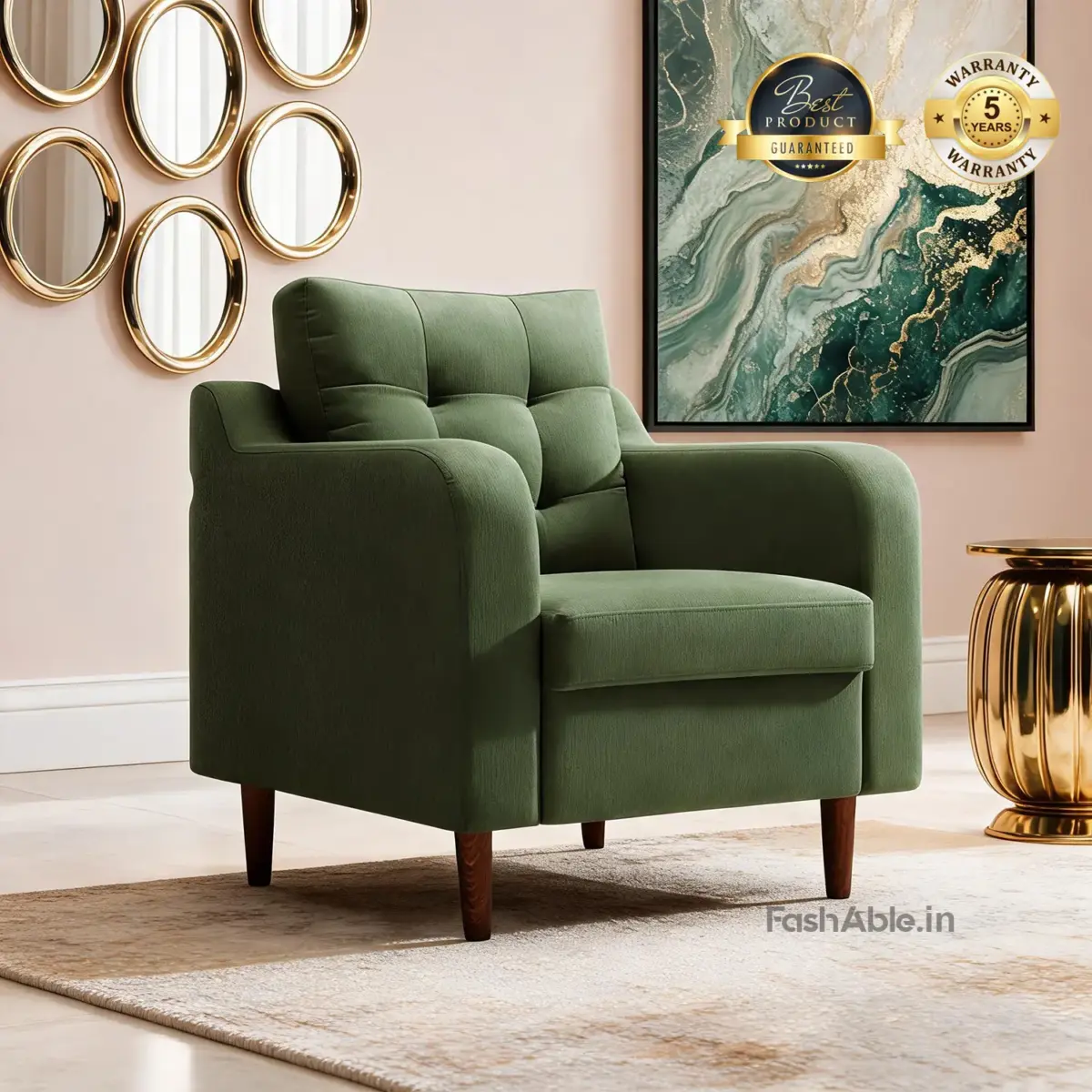 Welsa Sofa Green 1S (1)