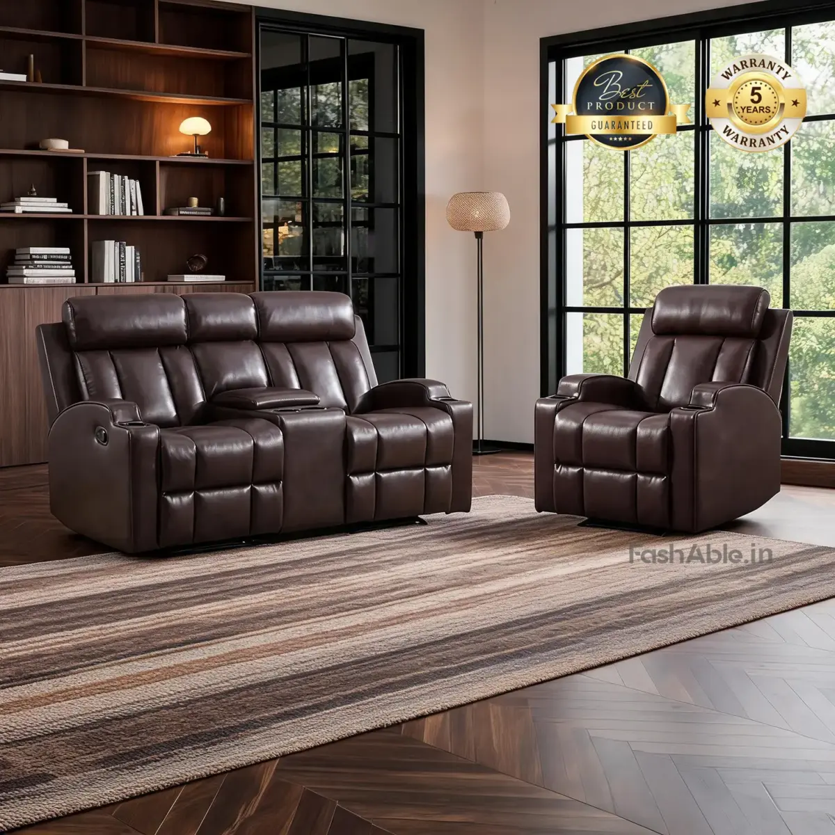 Yokoso Recliner Sofa Brown