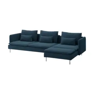 Dovik L-Shaped Sofas LHS Chaise Couch 114"